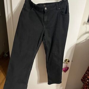💜 18W Lee Stylish Black Jeans